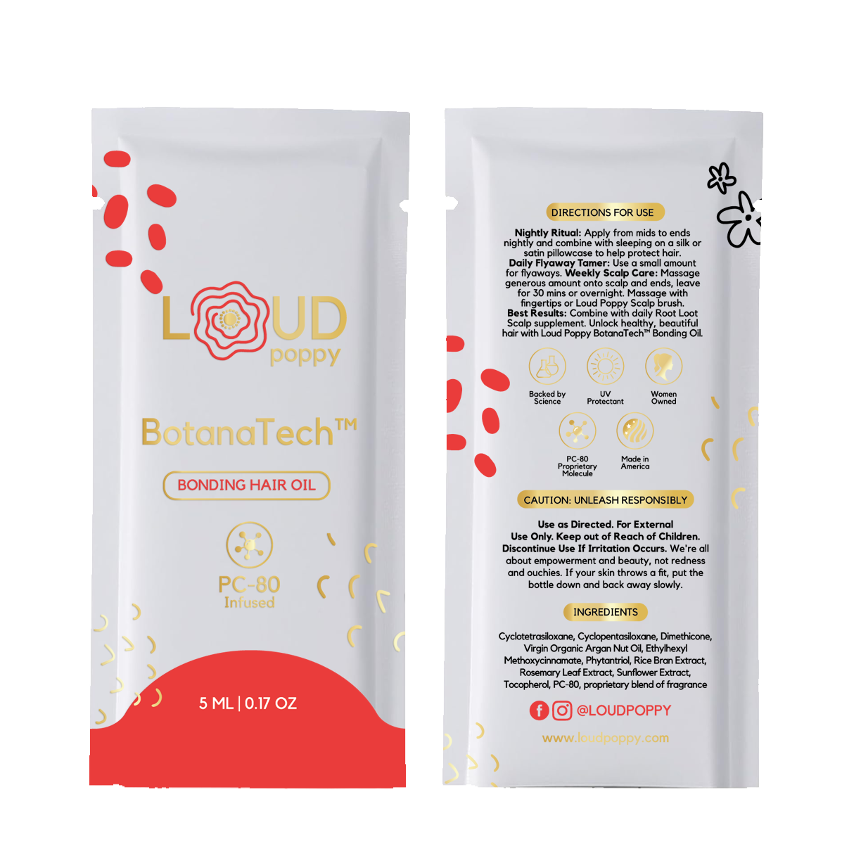 BotanaTech Bonding Hair Oil - 5ml Sample: Transform Your Hair with Nature & Science