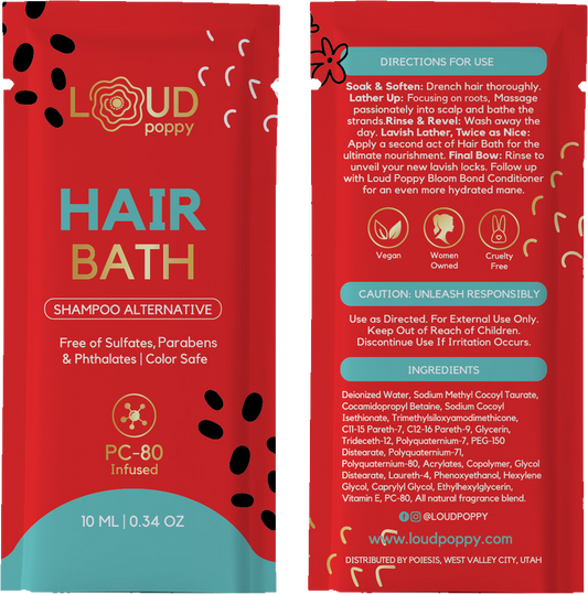Hair Bath 10 ml Sample: Your Gateway to Luxurious, Ethical Hair Care