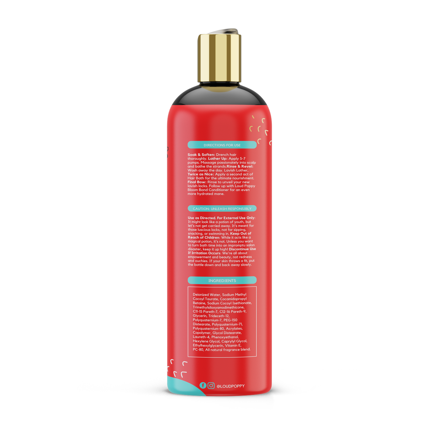 Loud Poppy Hair Care Set - Hair Bath & Bloom Bond Conditioner